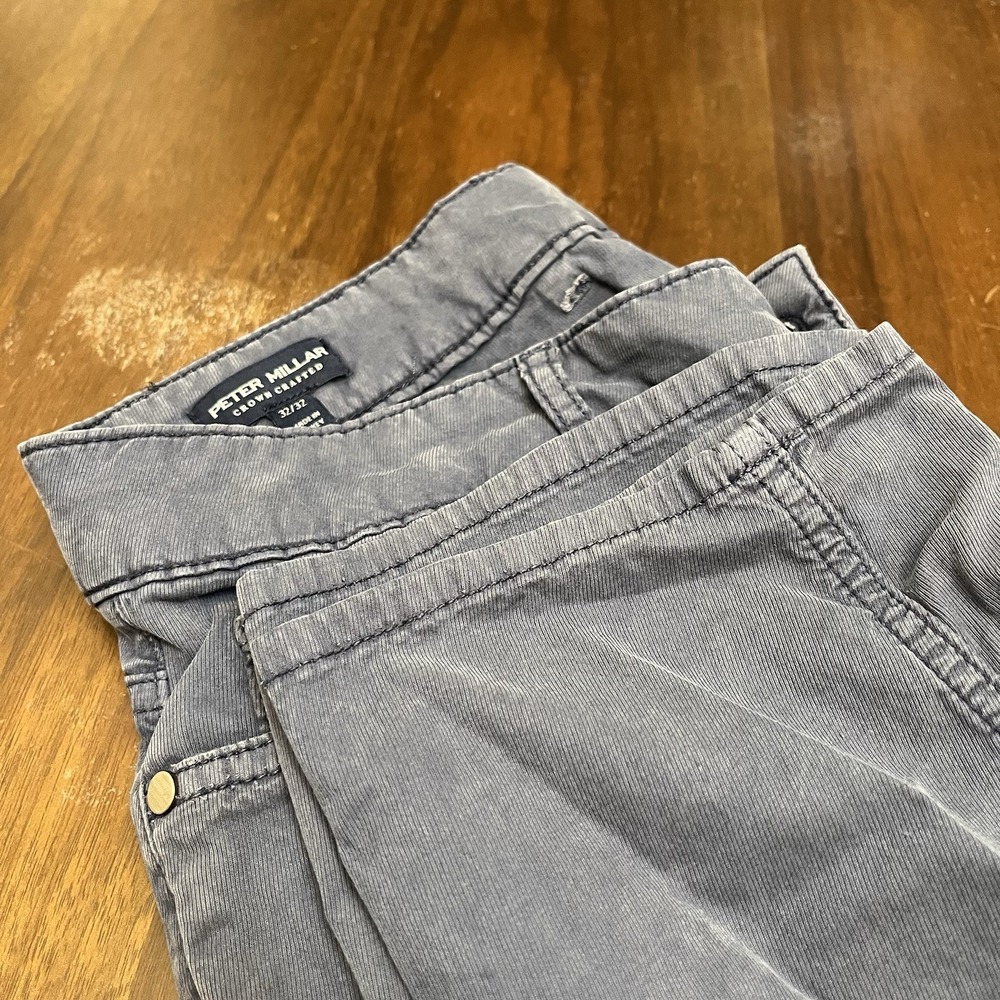 Peter Millar Crown Crafted Golf Pants Men's 32 x 32 Navy Blue Comfort
